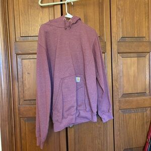 Carhartt Maroon Hoodie Sweatshirt